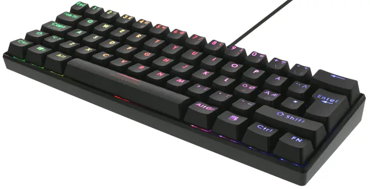 DELTACO GAMING WK85R Mini Mechanical Gaming Keyboard RGB with Software