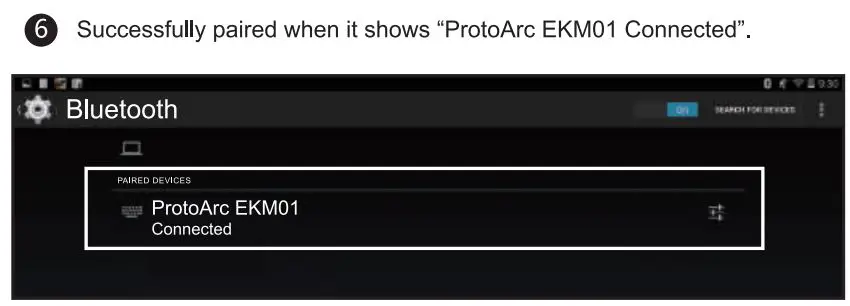 ProtoArc EKM01 Ergonomic Keyboard and Mouse Combo User Manual - Keyboard Bluetooth Connection Steps