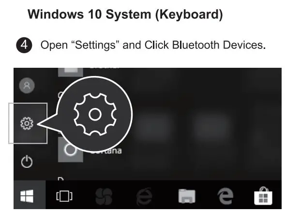 ProtoArc EKM01 Ergonomic Keyboard and Mouse Combo User Manual - Keyboard Bluetooth Connection Steps