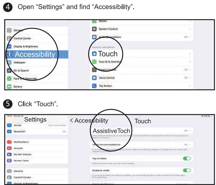 ProtoArc EKM01 Ergonomic Keyboard and Mouse Combo User Manual - Mouse Bluetooth Connection Steps