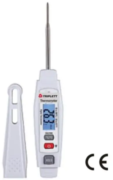 TRIPLETT TMP15 Stem Thermometer with Alarm