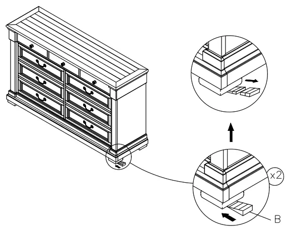 ASHLEY B647-131 Bolanburg 9-Drawer Dresser - 3