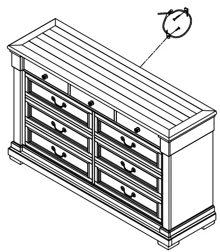 ASHLEY B647-131 Bolanburg 9-Drawer Dresser - 4