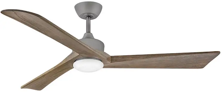HINKLEY 903660FGT LDD Sculpt 60 Inch Indoor or Outdoor Ceiling Fan