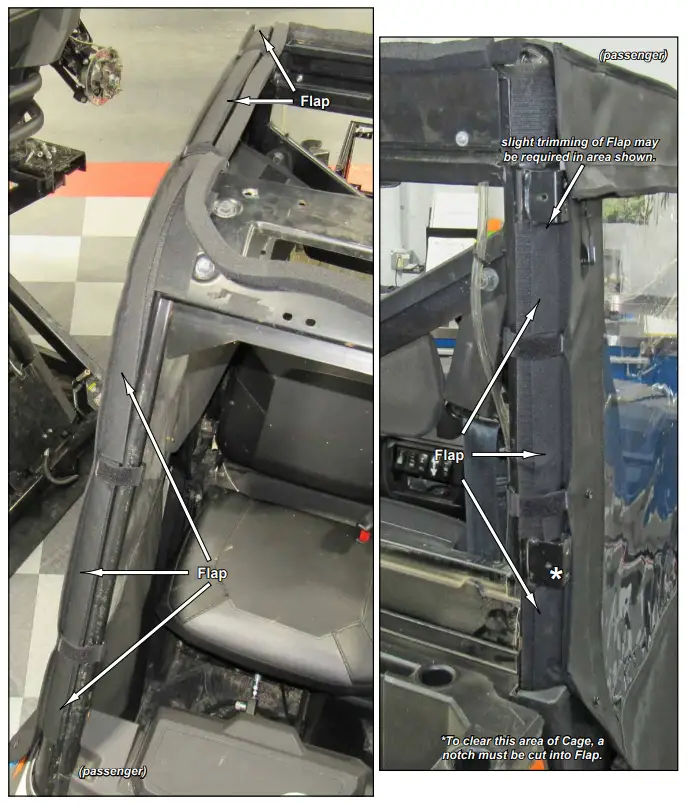 SUPERATV SP 570 Primal Soft Cab Enclosure Door - fig 3