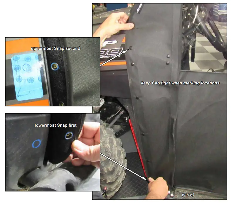 SUPERATV SP 570 Primal Soft Cab Enclosure Door - fig 9