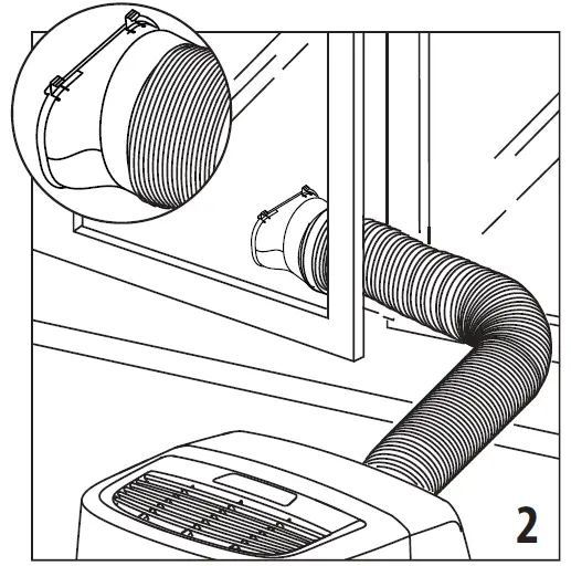 De Longhi PACEM77 Portable Air Conditioner White 2.1Kw 4