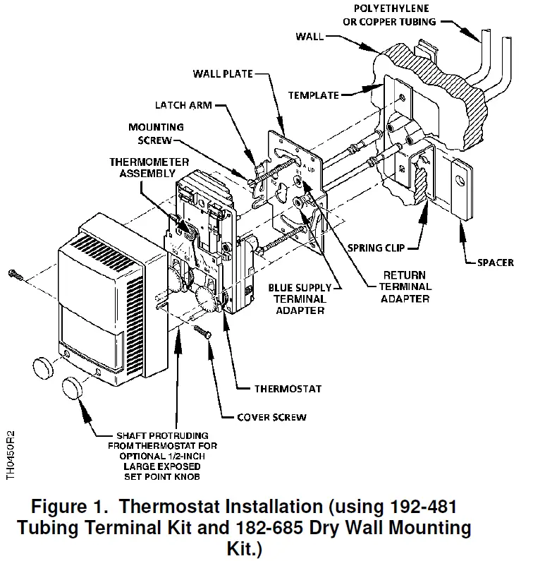 SIEMENS TH193 HC Heating-Cooling Room Thermostat 1