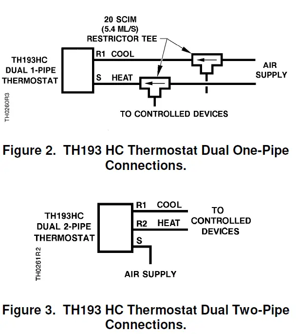 SIEMENS TH193 HC Heating-Cooling Room Thermostat 2