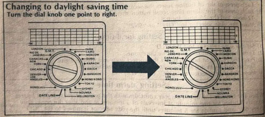 CASIO PQ-40U Vintage Clock - saving time