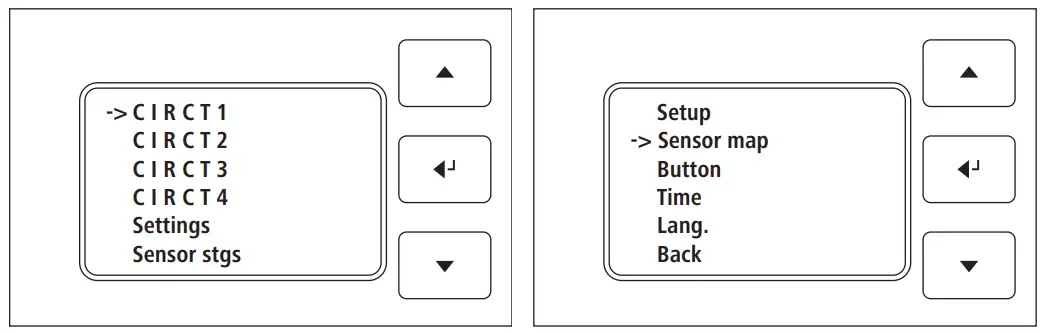 Setting the control mode