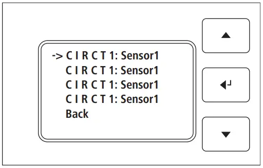Sensor map