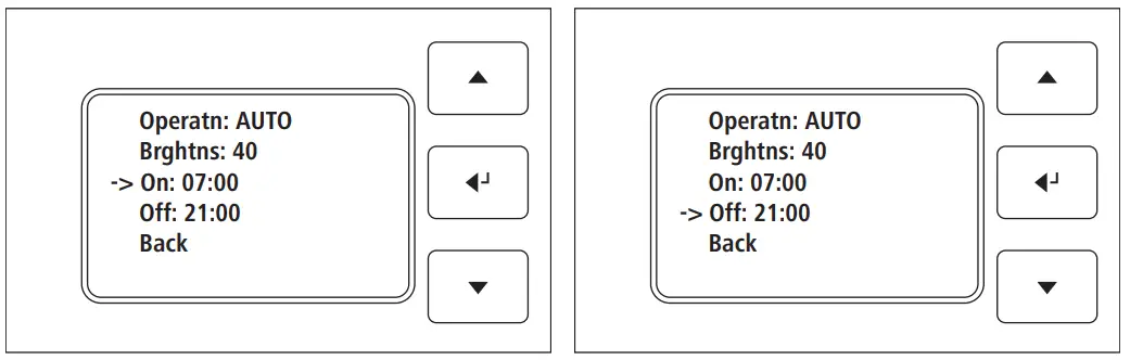 Setting the brightness