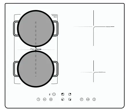 As two independent zones