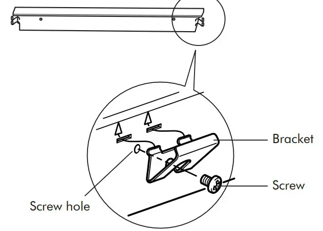 Adjusting the bracket position