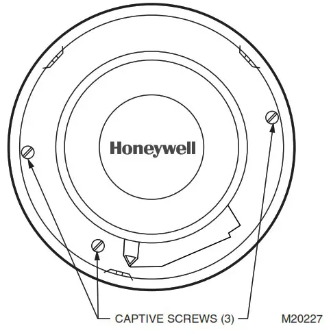 Honeywell CT87A Round Thermostat - Mount the thermostat 2