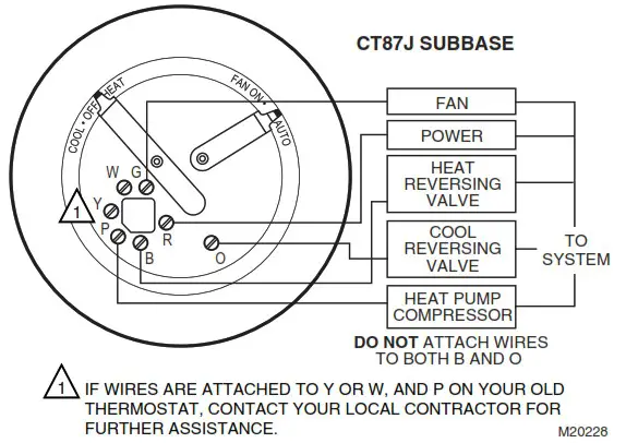 Honeywell CT87A Round Thermostat - Wire the thermostat 7
