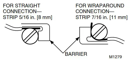 Honeywell CT87A Round Thermostat - Wire the thermostat