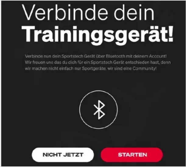 SPORTSTECH sWalk Treadmill - Connect your device