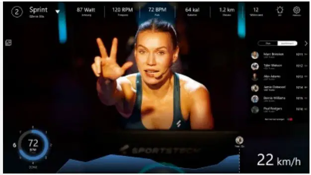 SPORTSTECH sWalk Treadmill - LIVE App