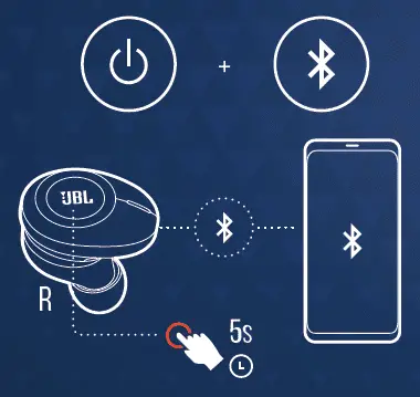 Power on & connect to device