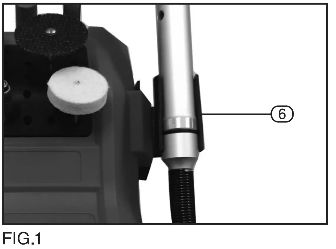 Preparing The Engraver/grinder