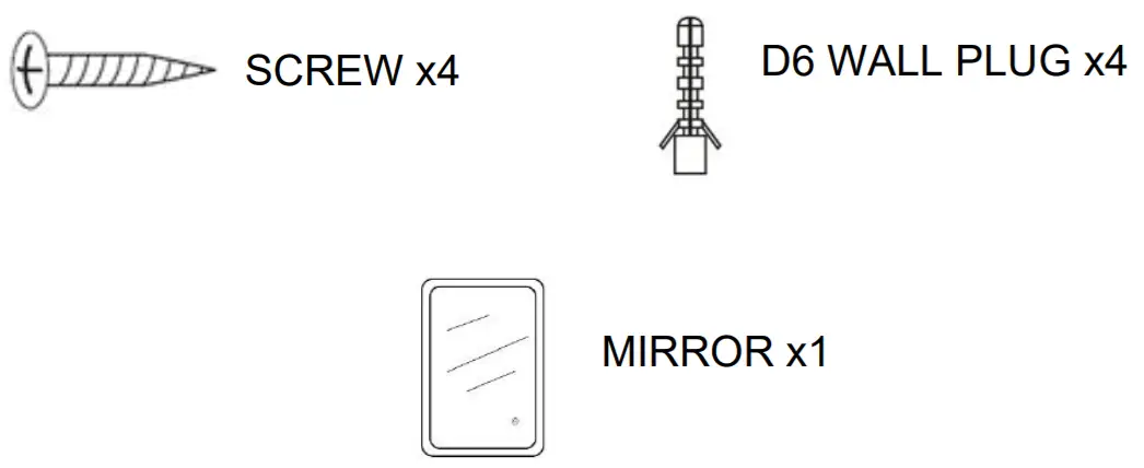 better bathrooms BeBa-24918 Touch Control LED Mirror -FIGURE 2