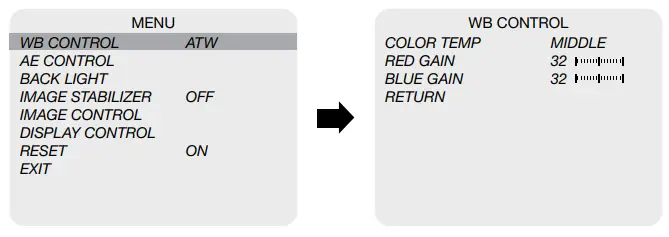 Marshall Lipstick HD Camera CV226-CONTROL