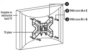 attaching obstructed backs guide