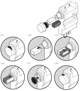 RAIN BIRD TBOS-BT Bluetooth 1 Station Battery Timer - Install 9v battery