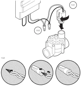 RAIN BIRD TBOS-BT Bluetooth 1 Station Battery Timer - Wire to solenoid
