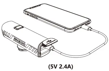 OLIGHT RN 800 Rechargeable LED Bike Light-PHONE CHARGING