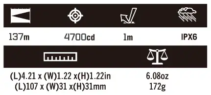 OLIGHT RN 800 Rechargeable LED Bike Light-RUN TIME