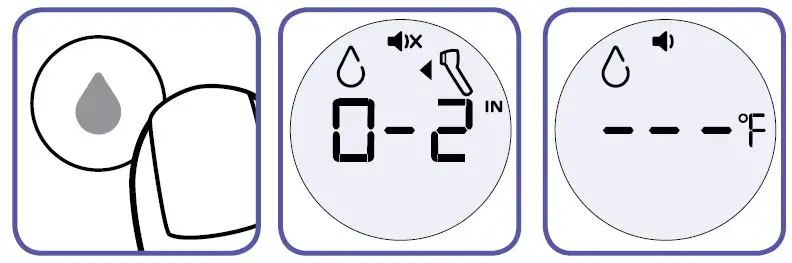 How to use the No touch setting to take a food bath temperature 2
