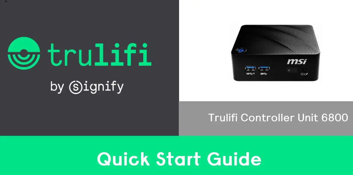 trulifi 6800 Controller Unit User Guide
