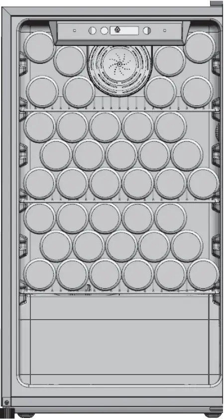 Filling your beer and beverage cooler Inner Row