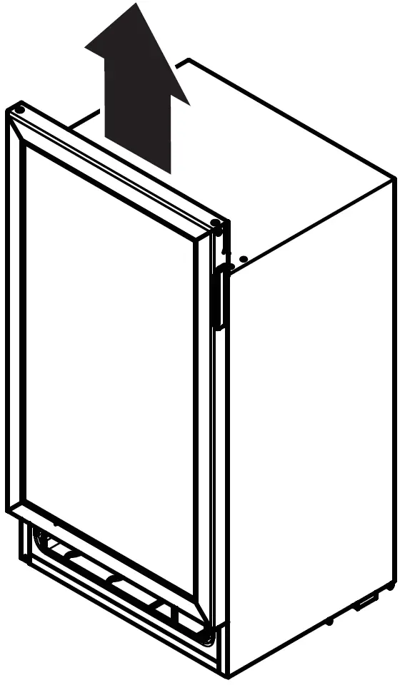 Remove the door from your cooler