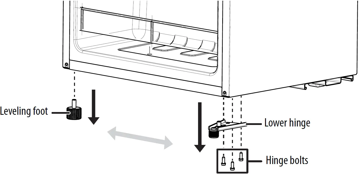 remove the hinge bolts