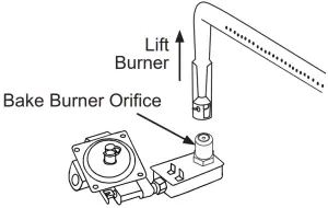 BAKE BURNER ORIFICE