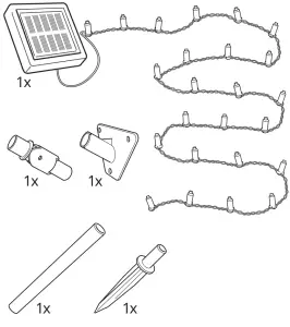 IKEA 804 214 07 SOLARVET LED Lighting Chain with 24 Lights - box 1