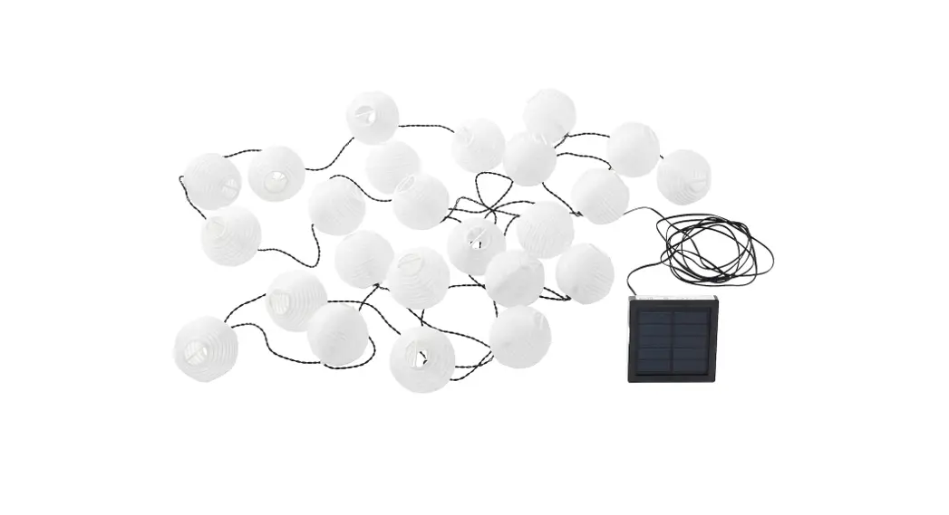 Ikea 804.214.07 Solarvet Led Lighting Chain With 24 Lights Instruction Manual