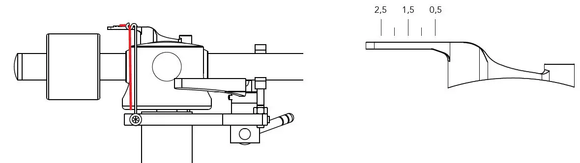 INSTALLING THE ANTI-SKATING SYSTEM