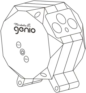 mirabella genio 1003992 Smart Aurora Sky Projector with Bluetooth Speaker