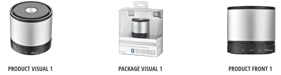 Trust 18693 Mini Bluetooth Wireless Speaker- Package