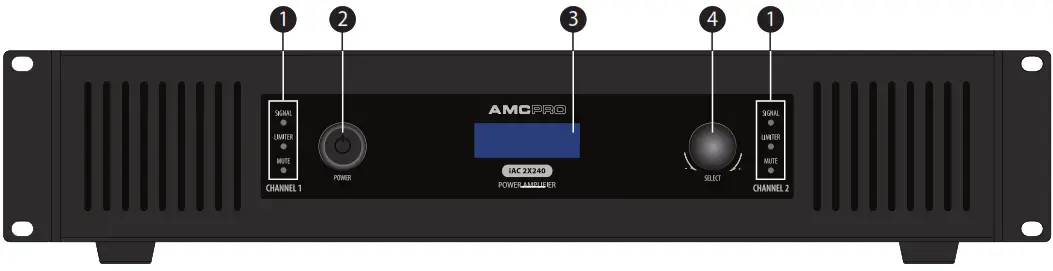 AMC iAC Installation Power Amplifier - Panel