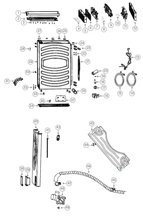 FISHER PAYKEL WH1160S1 FP AA Front fig1