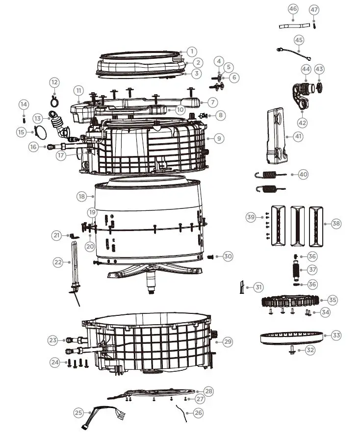 FISHER PAYKEL WH1160S1 FP AA Front fig7