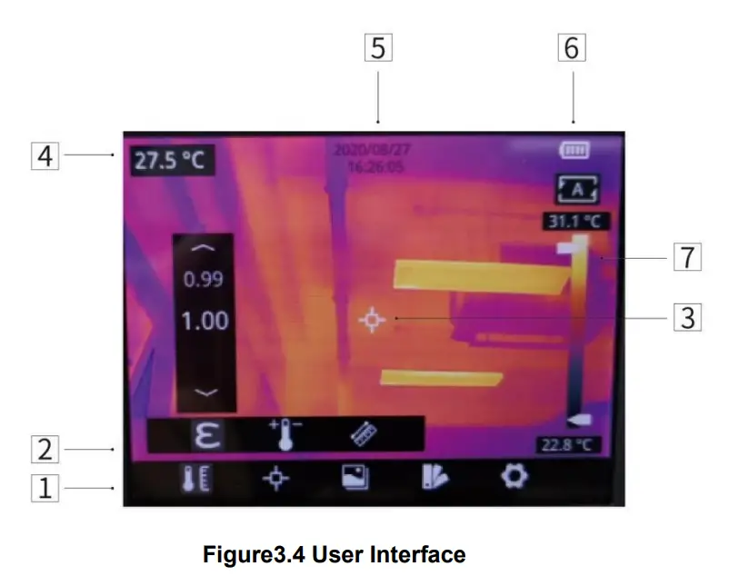 InfiRay M200 Series Handheld Thermal Camera - Figure3.4