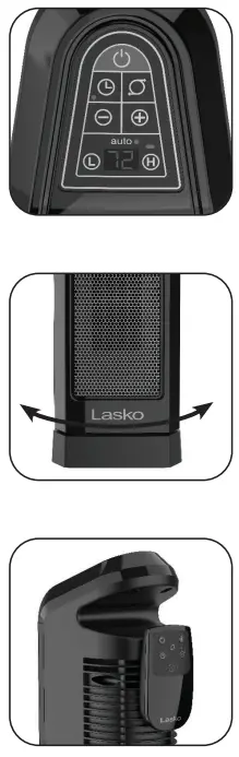 Lasko CT16670 Electronic Ceramic Tower Heater -Model