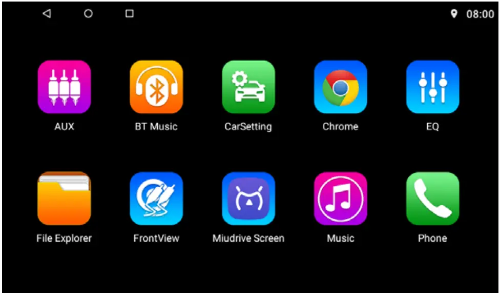 Banggood 0417 Vehicle Radio Navigation System Device - app16